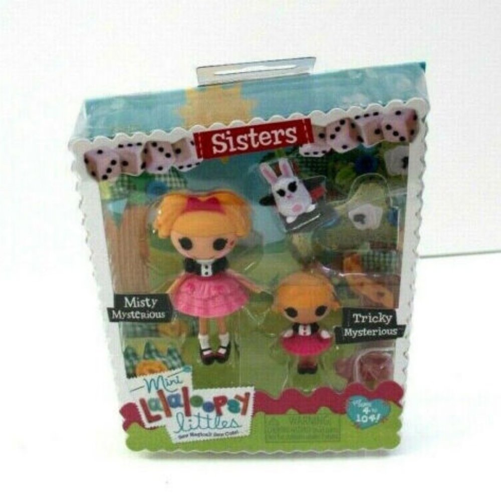 Lalaloopsy Mini Sisters Misty Mysterious and Tricky Mysterious Dolls